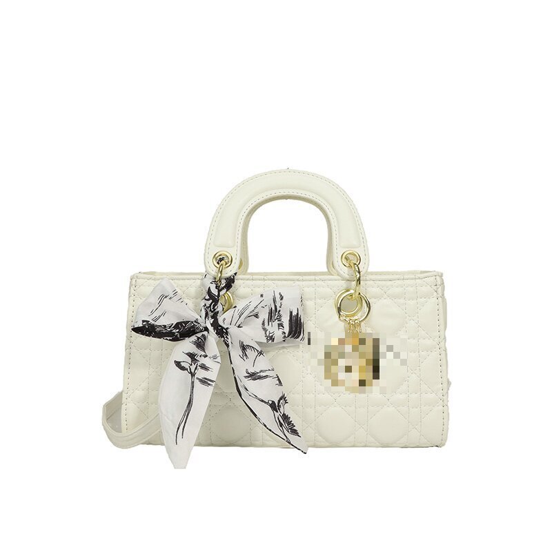 Free Shipping Designer 2025 Spring New Fashionable Shoulder Bag Embroidered Horizontal Scarf Handbag Women's Small Square Bag