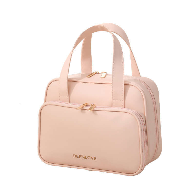 Runhui New Naisi Handheld Square Toiletry Travel Cosmetic Storage Waterproof Makeup Bag Large Capacity
