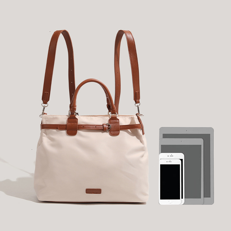 Tote for Women 2025 Model Textured Niche Large Capacity Canvas Double Single Shoulder Bag ddmymoon