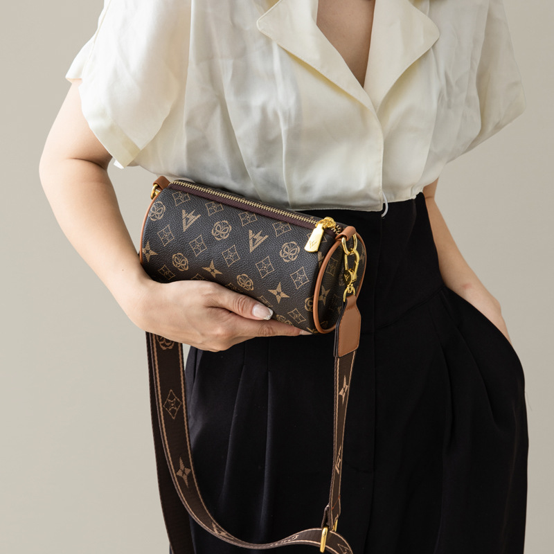 Texture printed female bag new small bag broadband pillow bag fashion cross-body bag i ns burst single shoulder bag