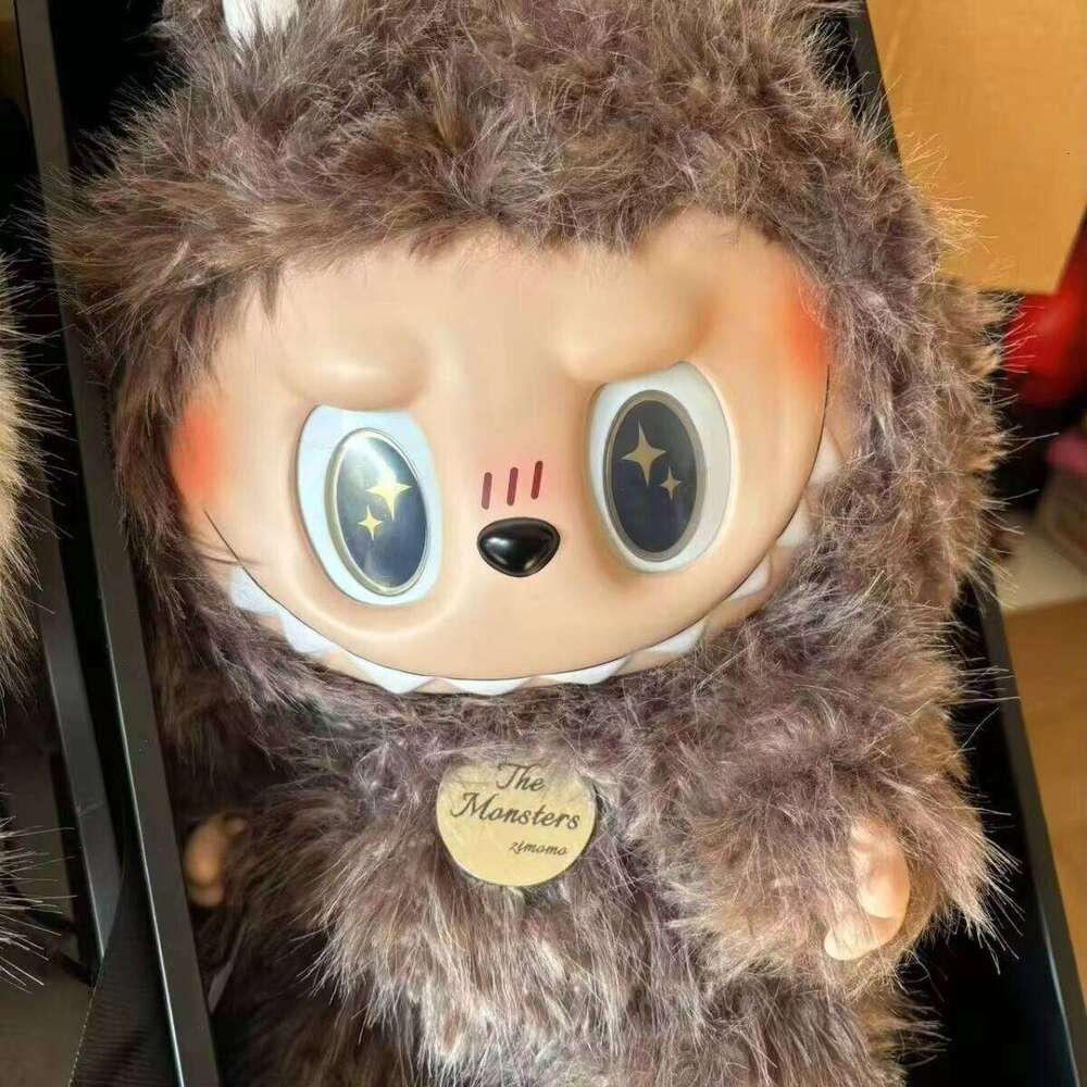 38cm Zimomo Monster Labubu Angel Creative Coin DIY Figure Vinyl Pendant Doll Model Cute Toy Birthday Gift