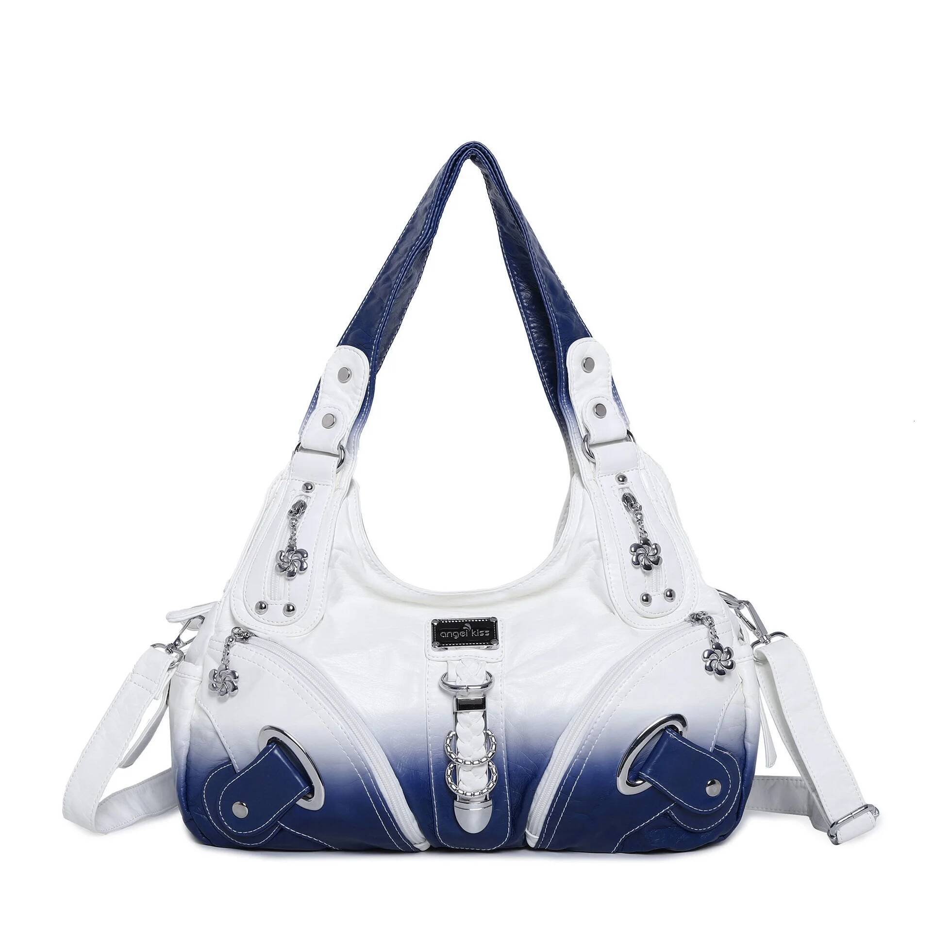 Women Tote Large Top-handle Handbag Fashion Shopper Tie-dye Satchel Dumpling Pack Shoulder Bag Purse