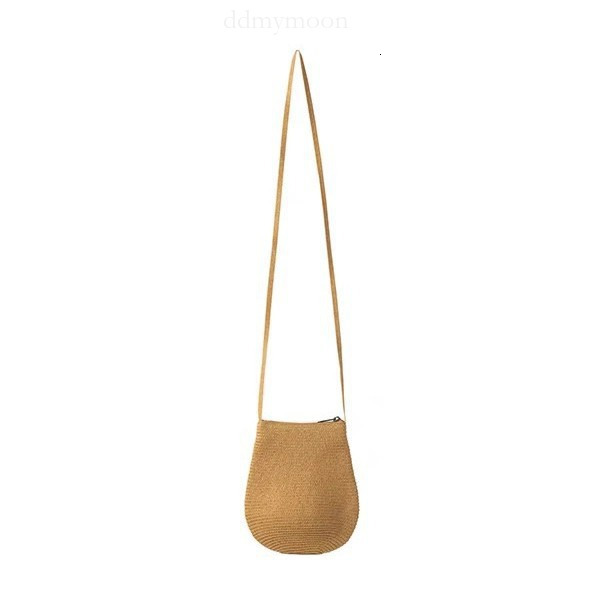 Summer Mini Drawstring Versatile Straw Small Women's Shoulder Crossbody Trendy Woven Bag New Style for Women ddmymoon
