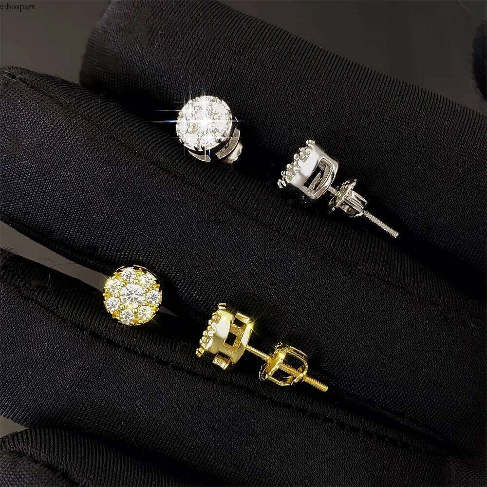 Summer hot selling boutique sier moissanite personalized casual earrings and accessories