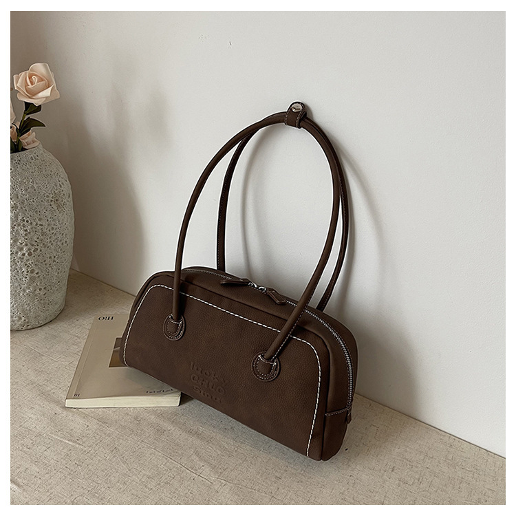 Vintage Fashion Underarm Bag For Women Luxury Bag New Melad Designer Bag Bowling Bag 2025 Early Autumn Trendy Versatile Casual Shoulder Bag