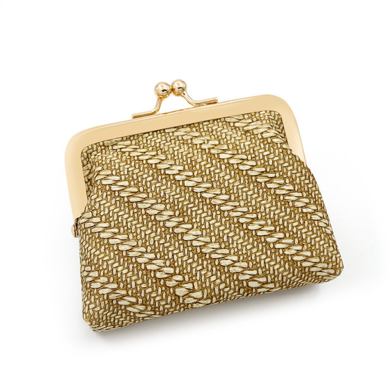 New Portable Simple Mini Coin Purse Clip Bag Clutch Key Bag Earphone Bag Card Luxury Bag Holder Lipstick Bag