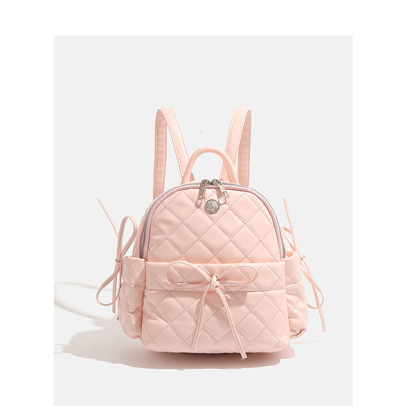 Mori Quilted Backpack for Women, College Style Large Capacity Tote Bag ddmymoon