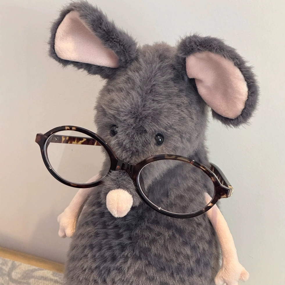 Dolls jellys Cat Lachlan Sad Rat Plush Doll Children's toys Cute cartoon Lackland sad mouse plush toy soothing doll Gifts 556 Y260128