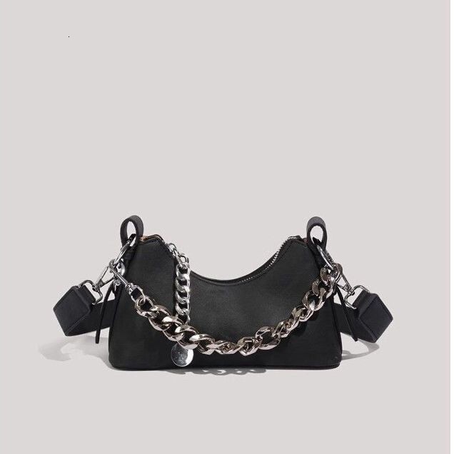 Underarm for Women 2025 Autumn Winter New High-Quality Texture Chain Crossbody Baguette Bag ddmymoon