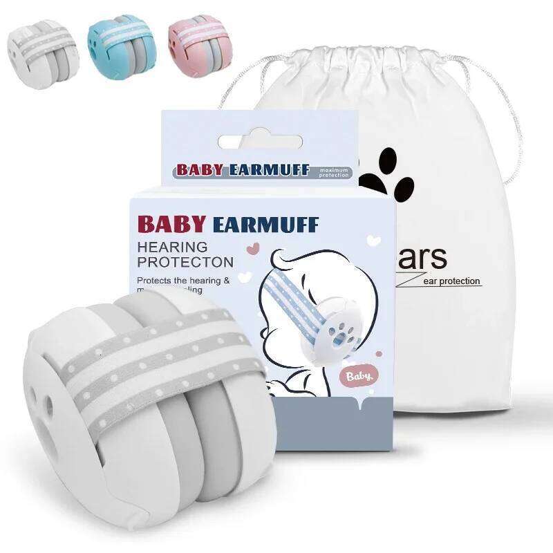 Baby Ear Muffs Protection for Babies Toddlers Adjustable Infant Noise Cancelling Headphones Improves Sleep Gift