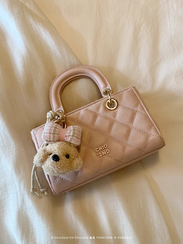 Free Shipping Designer Nanfeng Chio2nd Bach Echo Princess Diana Bag Quilted Handbag Women's High-end Shoulder Crossbody Bag