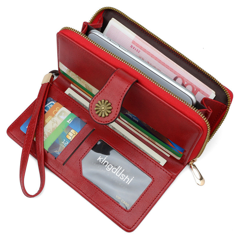 Factory Direct Supply Business Long Wallet Women Fashion Clutch Large Capacity Wallet PU Luxury Bag Women Wallet Clutch