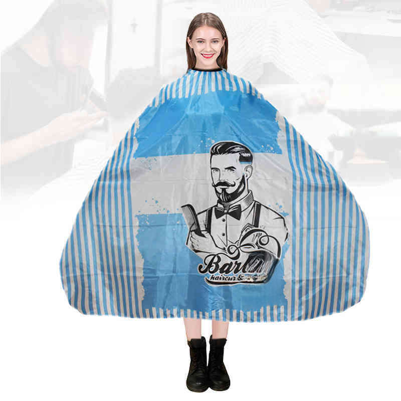 Hairdresser Bib Pattern Cutting Hair Waterproof Cloth Salon Barber Cape Cleaning Hairdressing Apron Professional Haircut Capes