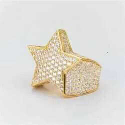 Sterling Sier VVS Moissanite Dia dia rings for men moissanite ring