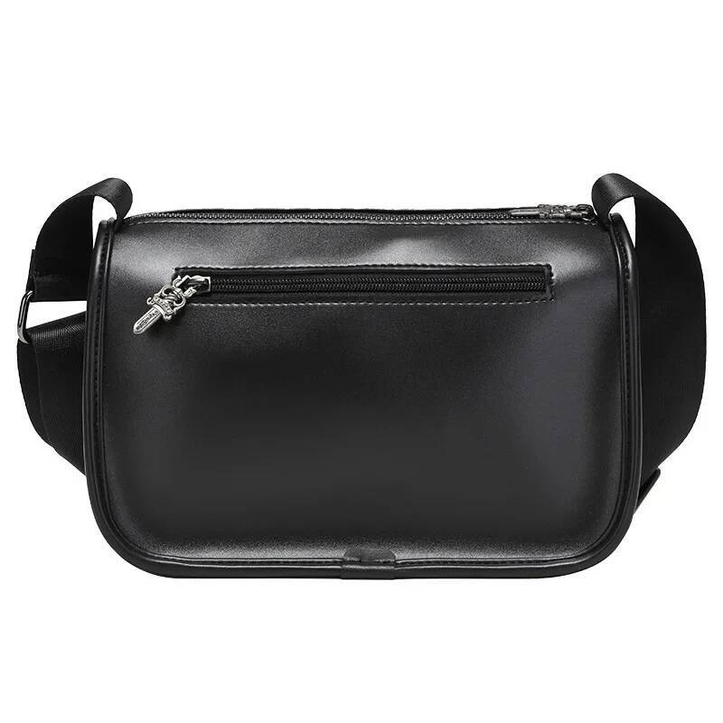 New Messenger Lightweight Shoulder Bag, Trendy Small Square Bags, Men's Large Capacity Satchel Bag for Halloween