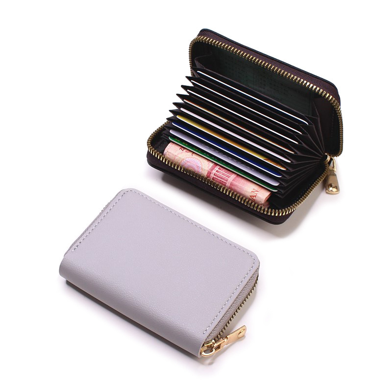 2025 New Card Holder Women's Large Capacity Luxury Bag Multi-card Slot Card Clip Compact Men's Wallet Card Holder Card Sleeve Coin Purse
