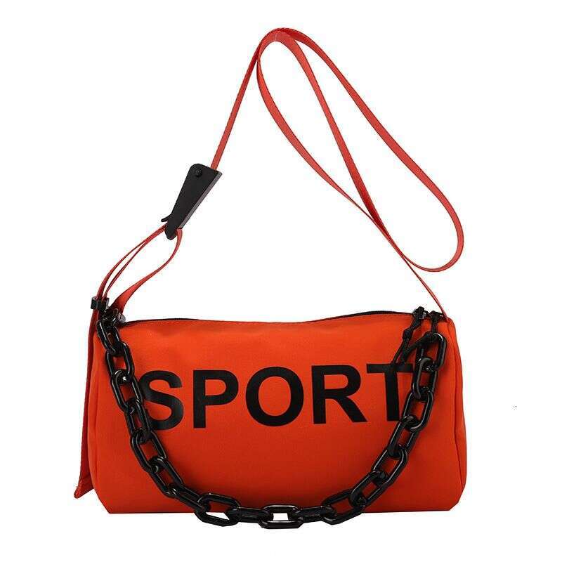 2025 Nylon Cool Women's Design Chain Shoulder Trendy Soft Girl Street Shopping Crossbody Bag
