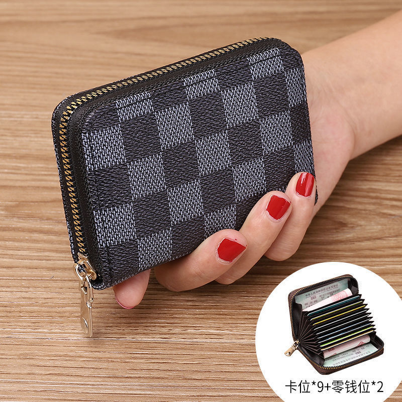 Multi Slot Card Holder Large Capacity Accordion Card Bag ID Luxury Bag Free Shipping Designer Compact Card Holder Neutral Multifunctional Leisure Wall