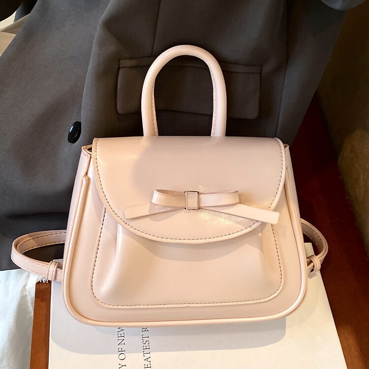 2025 New Fresh and Stylish Bow High-End Fashion Solid Color Backpack ddmymoon