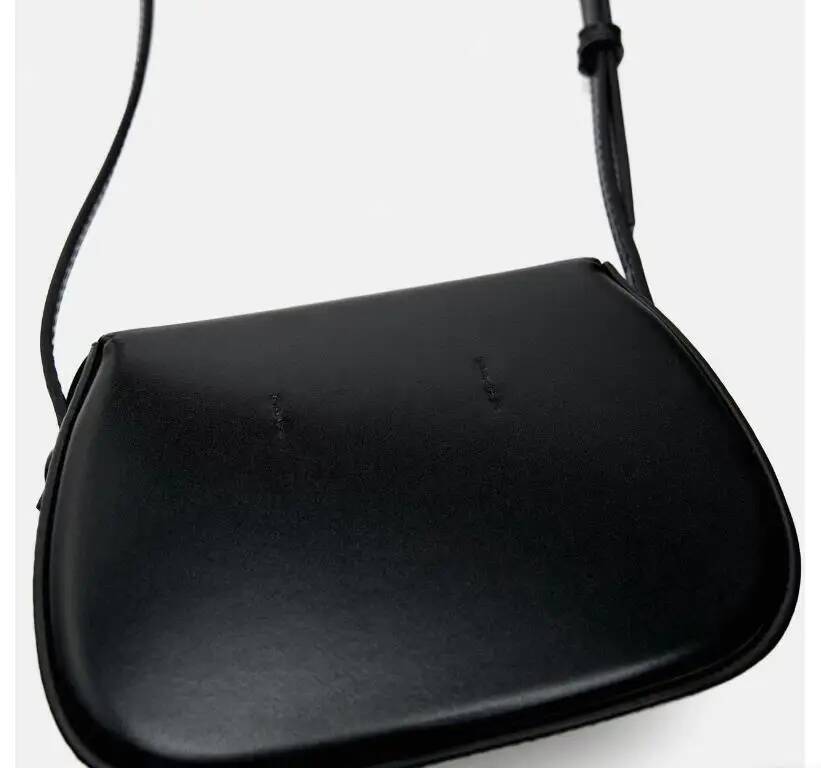 Small Leather Saddle Armpit Bags For Women 2025 Summer Chain Shoulder Crossbody Bag Ladies Vintage Underarm Handbags Bolsa