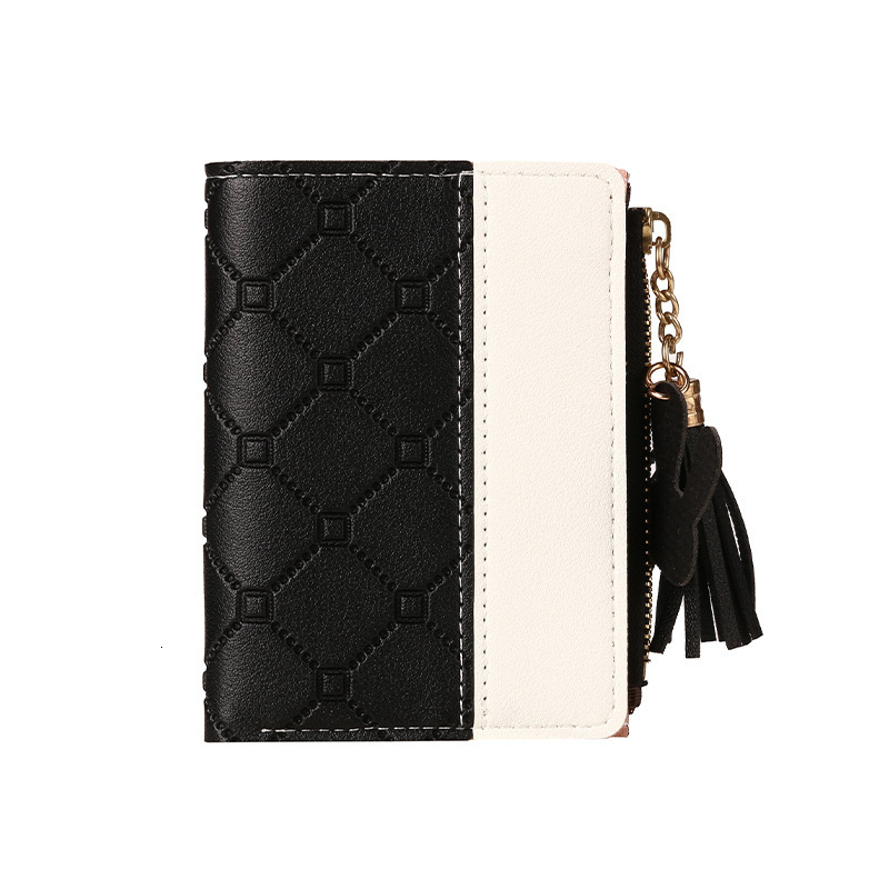 Women's European And American Luxury Bag Style Small Wallet Short Zipper 80% Off Embossed Women's Wallet Korean Version For Cross-border Ama