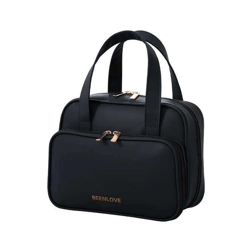 Runhui New Naisi Handheld Square Toiletry Travel Cosmetic Storage Waterproof Makeup Bag Large Capacity