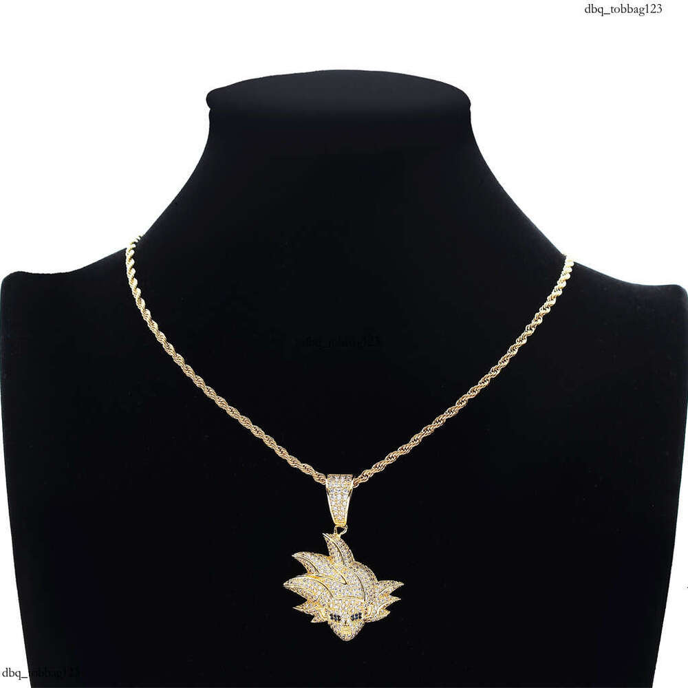 Hip Hop Accessories Super Saiyan Dragon Ball Kakarot Son Goku Cartoon Anime Character Pendant