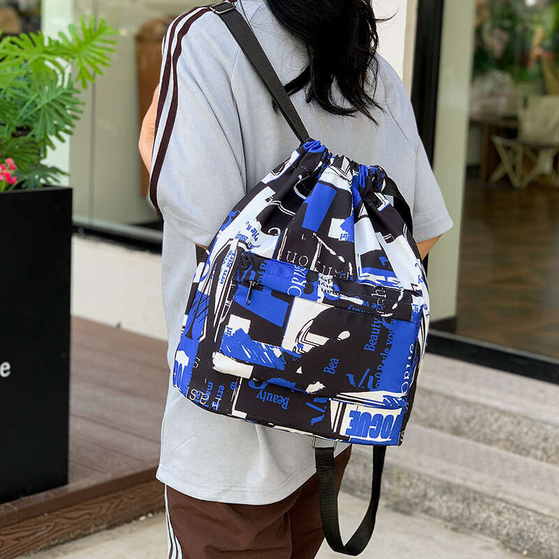 Designer Bags Backpack Large Capacity Double Shoulder Unisex Trendy Graffiti Student Bag For Middle And High School Students