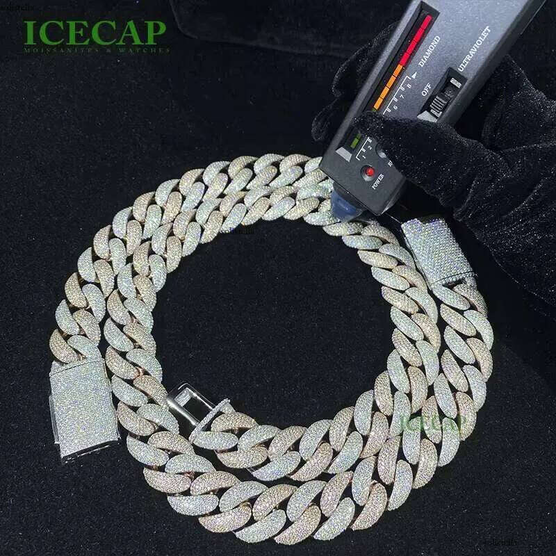 New Design Men Hip Hop Pendant VVS Moissanite Gold Plated Sier Iced Out Necklace