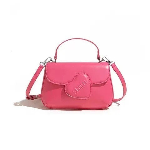Sweetheart Bag Rose Red Four-in-One Crossbody Backpack Cute Single Shoulder Handbag for Women ddmymoon