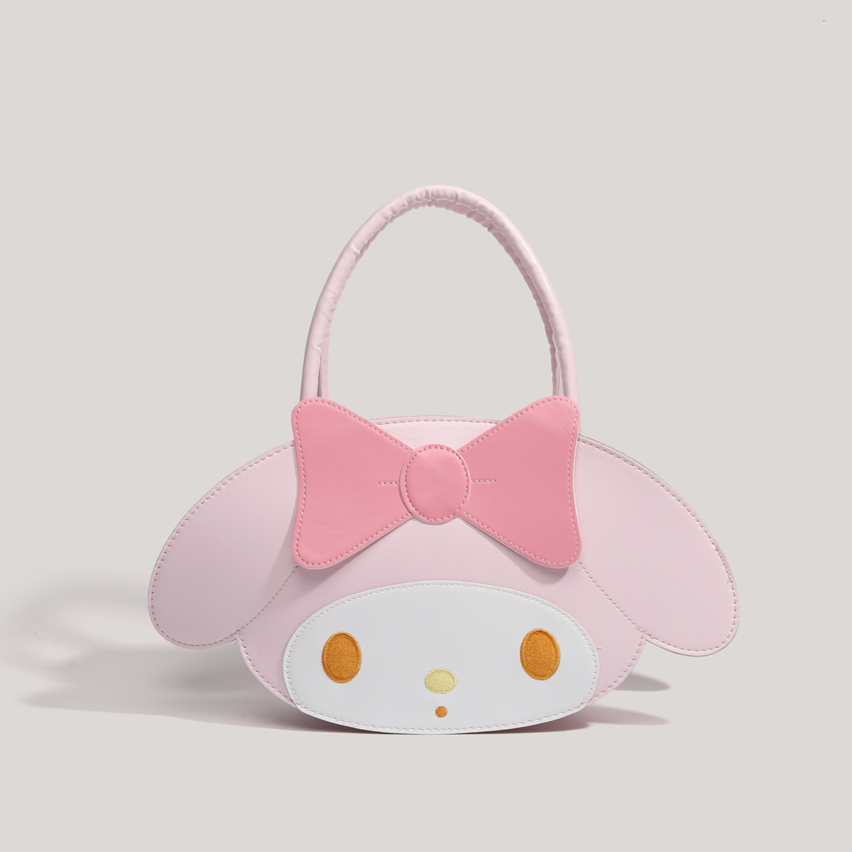 My Melody Children's Student Japanese and Korean Style Cute Cartoon Face PU Shoulder Bag Handbag ddmymoon