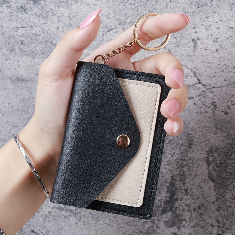 Cross-border New Creative Fashion Small Card Holder Women's Candy Color Luxury Bag Keychain Accessories Student Bus Card Holder Wholesale