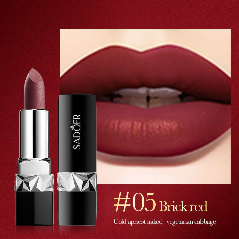 Full English SADOER Matte Velvet Glossy Texture Lipstick Series Free shipping Free shipping