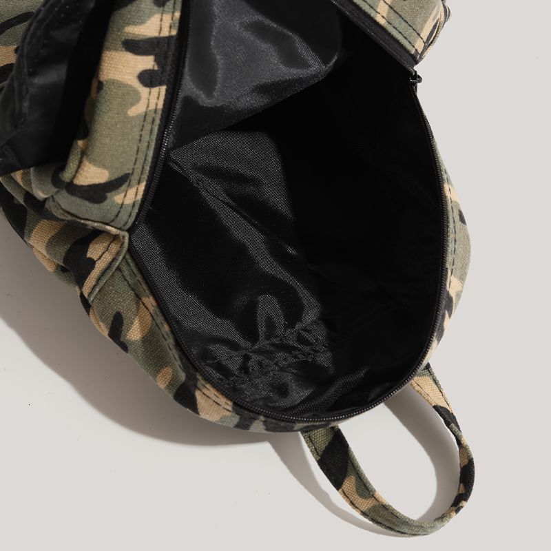 2025 New Japanese and Korean Style Camouflage Wing Bag Little Devil Backpack for Women ddmymoon