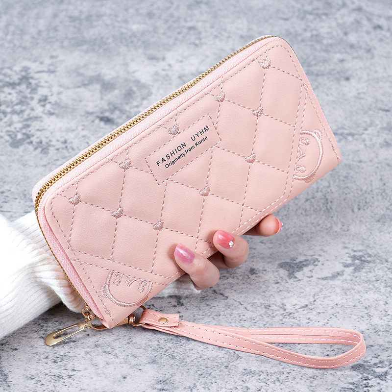 Korean Style Luxury Bag 2025 New Women's Long Zipper Multi-functional Versatile Wallet Large Capacity Phone And Money Clip