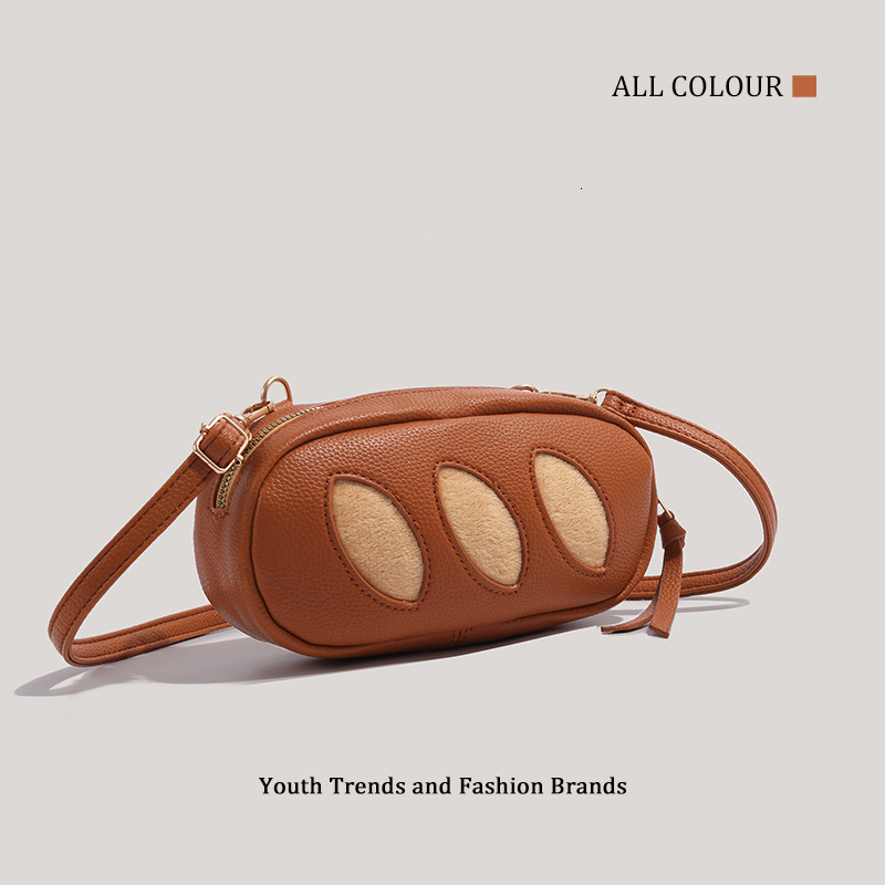 Cute Fashion Creative Bread Baguette 2025 New Style Personality Crossbody Bag ddmymoon