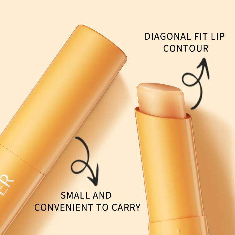SADOER Vitamin C Aloe Coconut Lip Balm Moisturizing Anti Cracking Hydrating Repair Nourishing Lipstick Lips Skin Care Products Free shipping