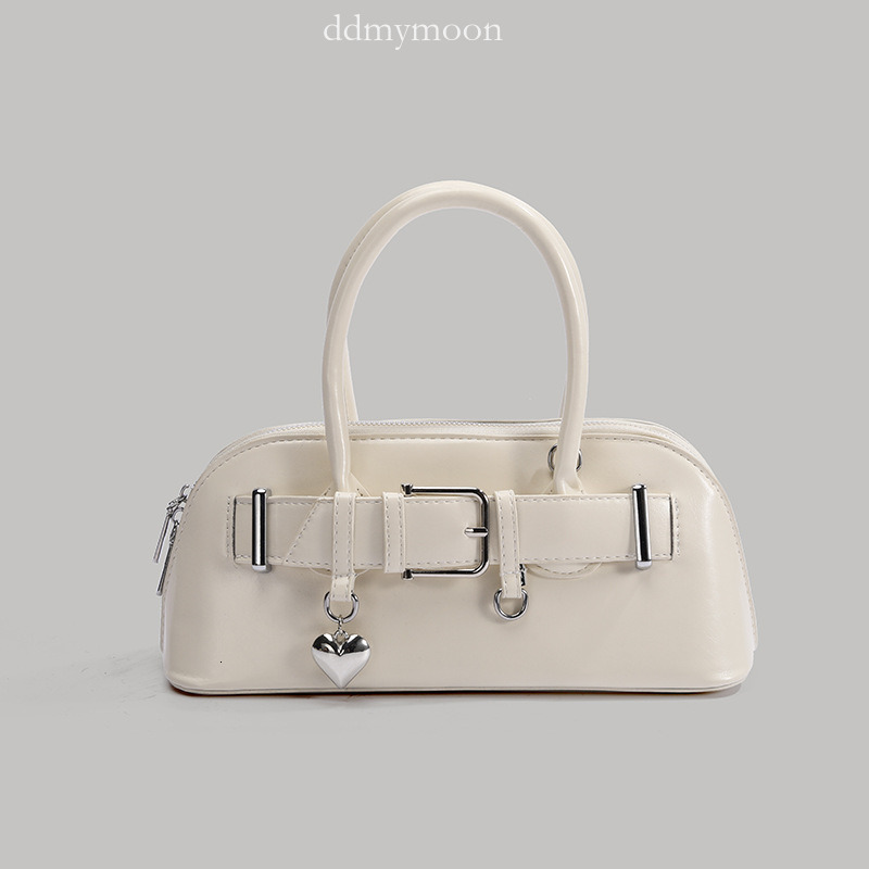 Niche Design 2025 Spring Summer New Underarm Motorcycle Key Belt Buckle Single Shoulder Handbag Small Square Bag ddmymoon ddmymoon