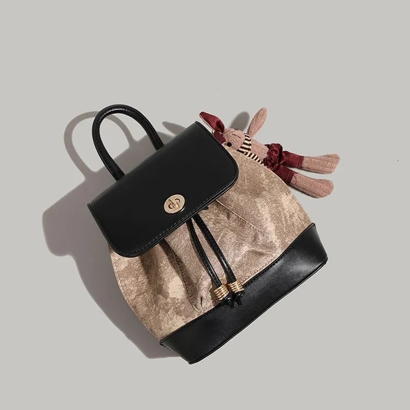 Flagship Store New Backpack Handheld Fashion Color Rabbit Plush Pendant for Women ddmymoon