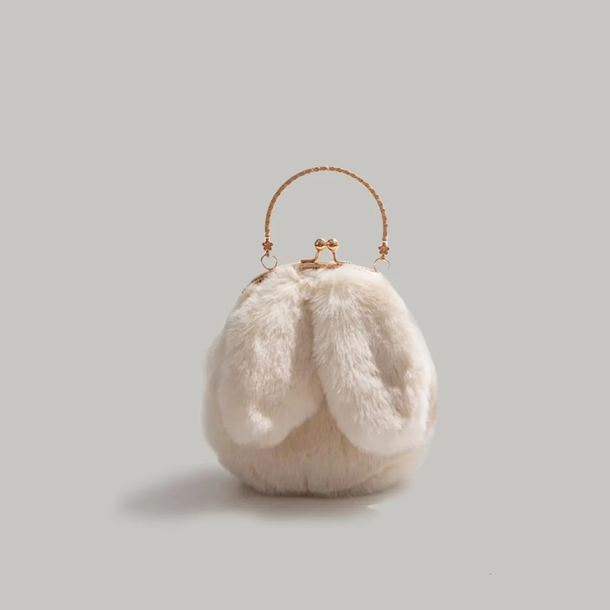 Plush 2025 New Trendy Niche Design High-End Chain Crossbody Bunny Bag ddmymoon