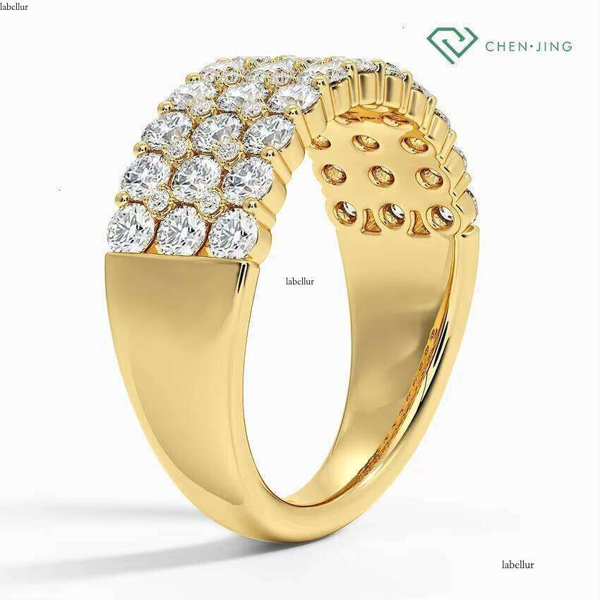 China Lab Grown Men Platinum PT950 White Gold Jewelry Engagement Dia Ring for Man