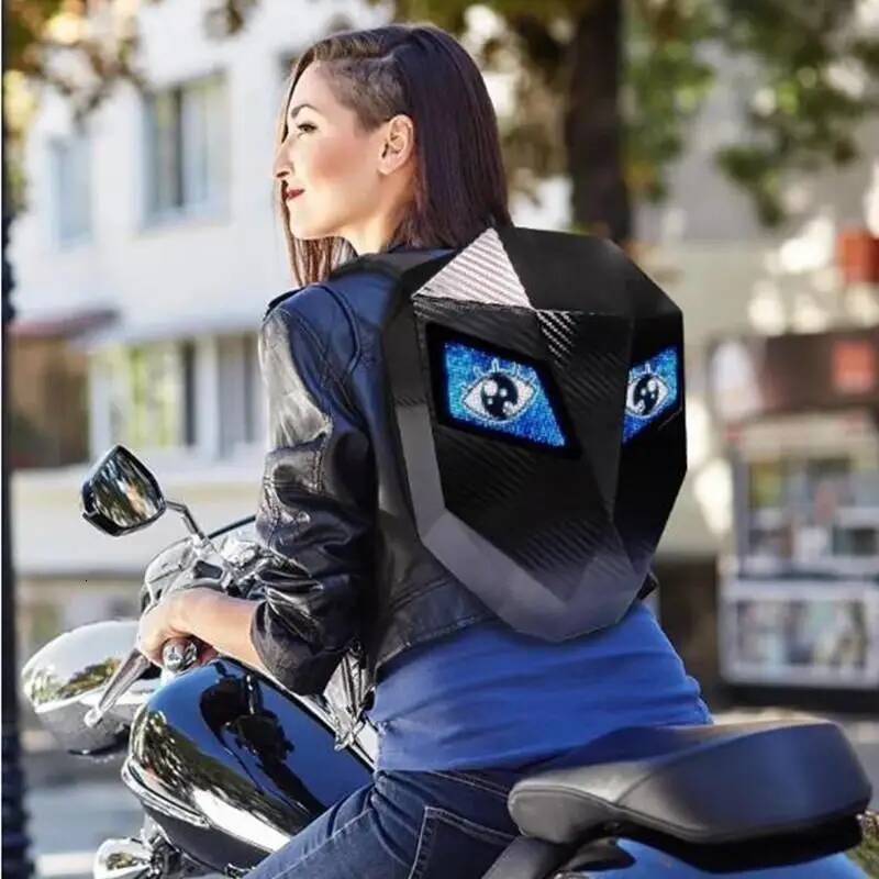 LED Backpack Motorcycle helmet bag Riding equipment waterproof multi-functional luminous backpacks School Bag Back Pack Plecak high-quality