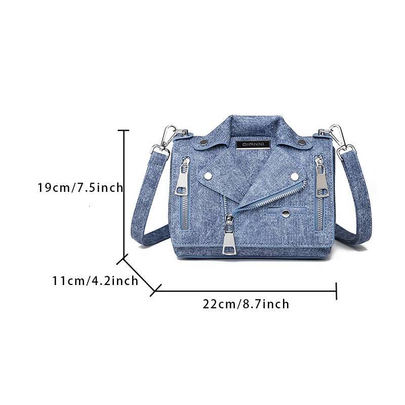 Denim Cotton Handbag Designer Ladies Purses High Quality Shoulder Bag Brand Women Sac Female Crossbody Bags 2025