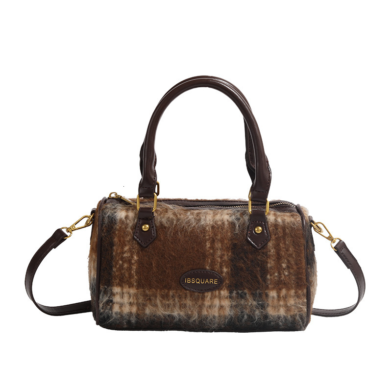 Woolen Pillow 2025 Autumn Winter New Fashion Crossbody Bag Handbag ddmymoon