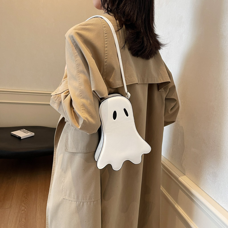 Crossbody Bags for Women, Halloween Ghost Bag, Novelty Cross body Bag Shoulder Bag Halloween Ghost Purse Holiday Party Gift Candy Bag Boys Girls