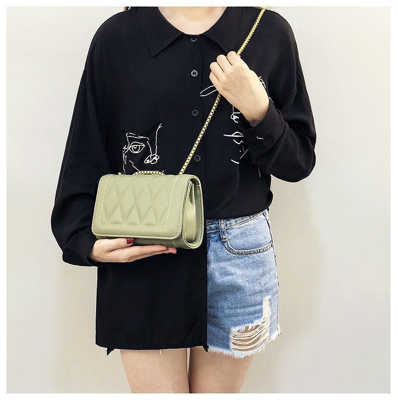 Free Shipping Designer Luxury Bag Bag Women's Bag 2025 New Summer Single Shoulder Crossbody Bag Internet Celebrity Fashion Ins Quilted Chain Bag 