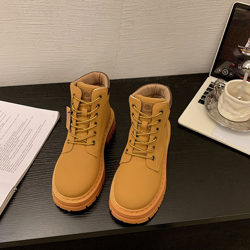 hot Free delivery designer woman boots High top Martin boots warm workwear boots anti slip and wear resistant
