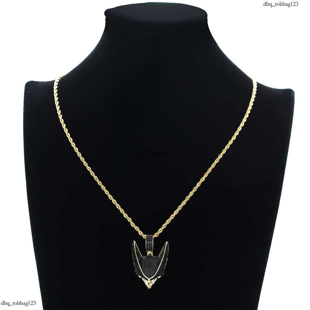 Hip Hop Accessories Dragon Ball Cell Anime Character Pendant Micro Paved Moissanite chain Gold Trendy Street Necklace