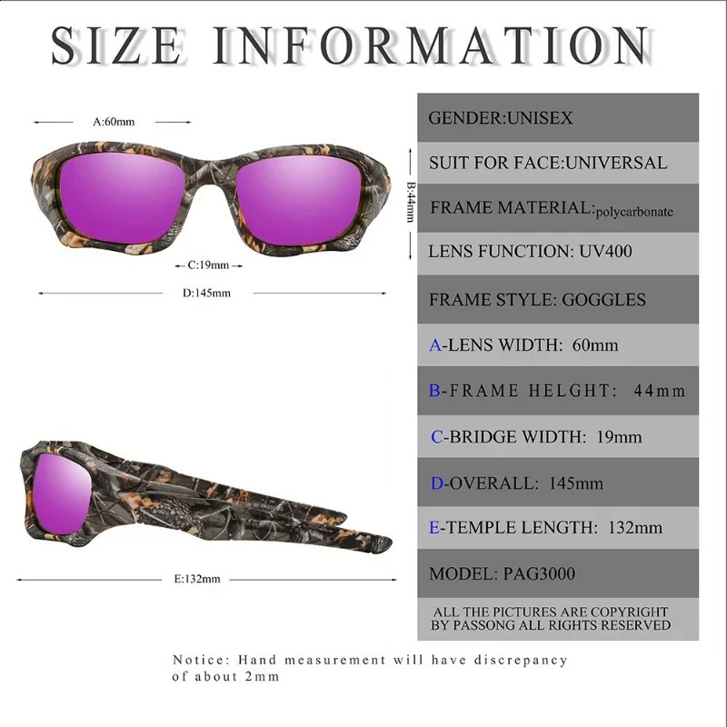 Cycling Glasses Fashion Sports Sunglasses High Quality Eye Protection Polarized Man Sunglasses Fishing Glasses Motocross Goggles 250805