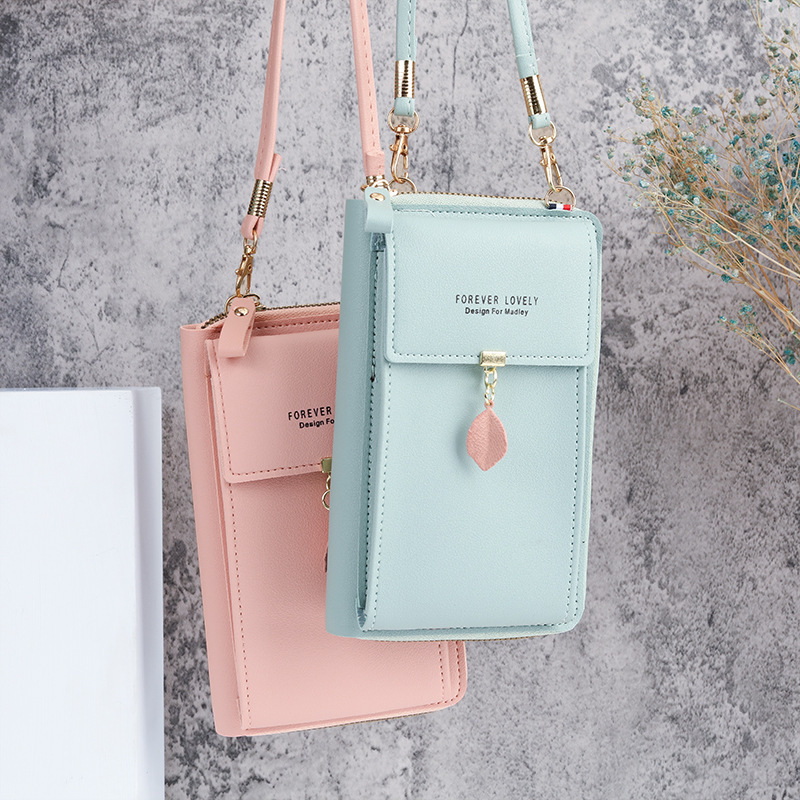 2025 New Wholesale Large Capacity Multifunctional Fashion Simple Leaf Luxury Bag Single Shoulder Small Bag Crossbody Phone Bag For Women